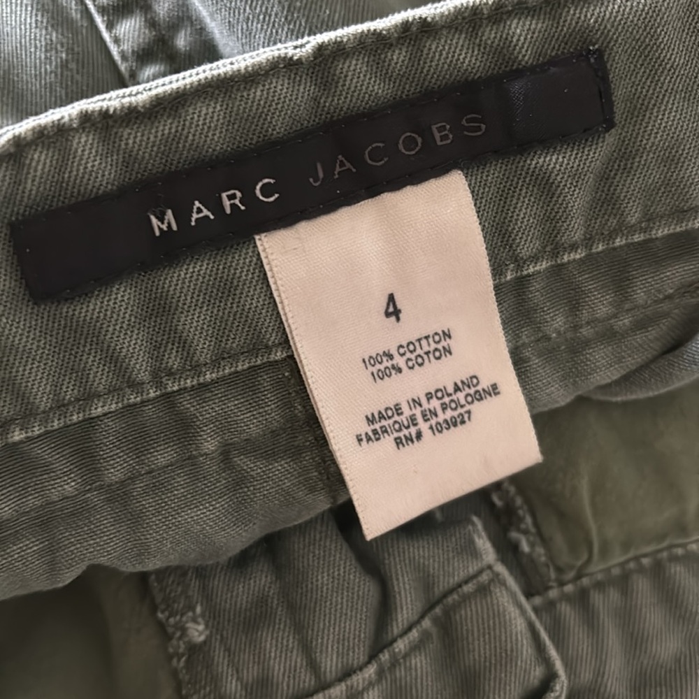 Marc Jacobs olive khaki military look utility mini skirt - Picture 8 of 8
